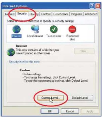 SANYO PLC-WXE46 - ActiveScript-Einstellung - 1