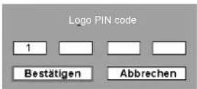 SANYO PLC-WXL46 - Ändern des Logo PIN Codes - 2