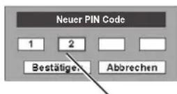 SANYO PLC-WXL46 - Ändern des PIN Codes - 8