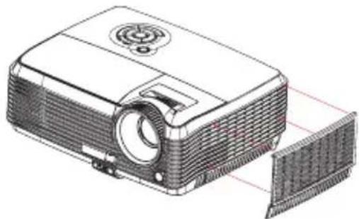 VIEWSONIC PJD6211P - Filterabdeckung reinigen - 1
