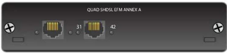 QUAD SHDSL EFM ANNEX A 31 42