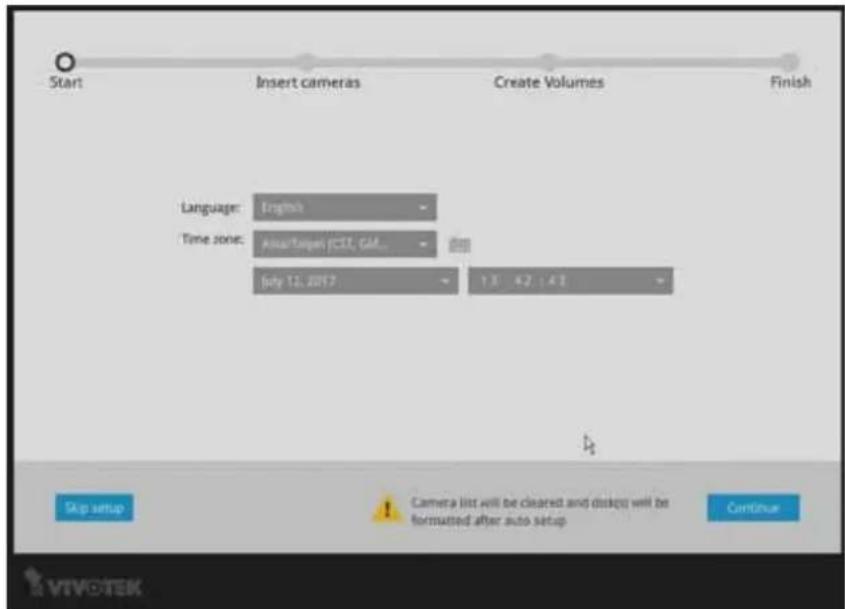 Vivotek ND8212W - Initial Configuration - via a Local Console - 2