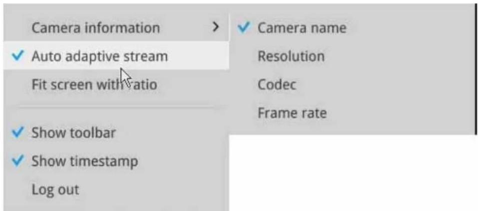 Vivotek ND8212W - 2-2-6. Right-click Commands - 1