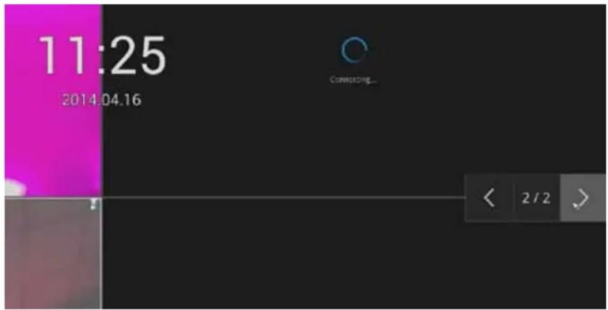 Vivotek ND8212W - How do I move to another layout page? - 1