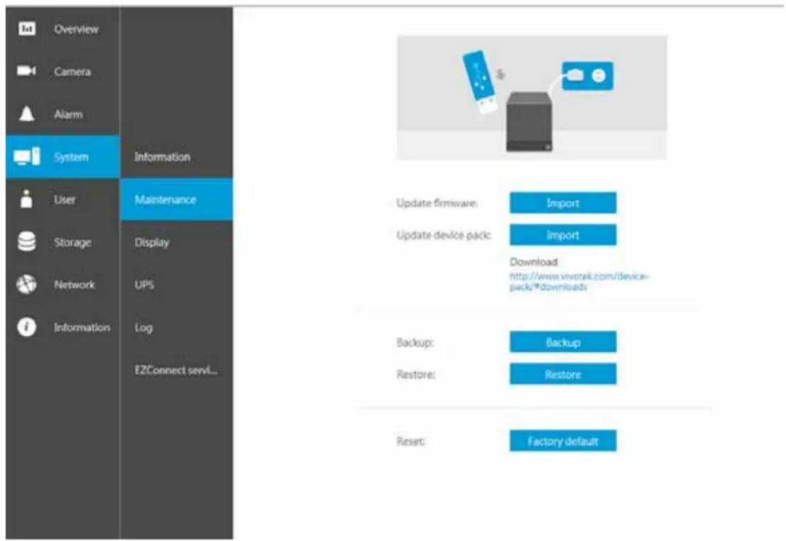 Vivotek ND8212W - Chapter Five System Settings - 1