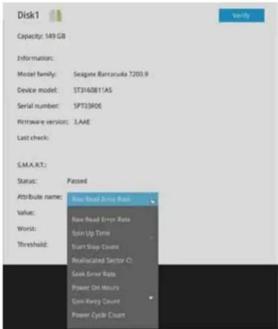 Vivotek ND8212W - Disk Information: - 1