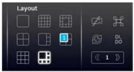 Vivotek ND8212W - 6-1-6. Layout view Control Buttons - 1