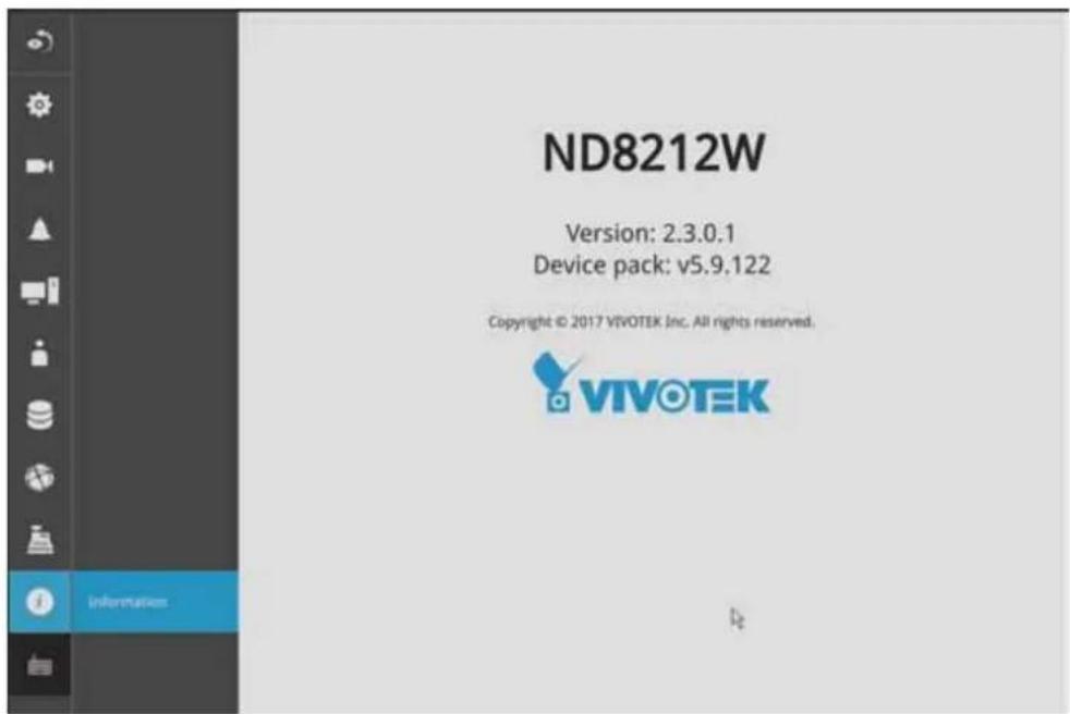 Vivotek ND8212W - 3-6. Information - 1