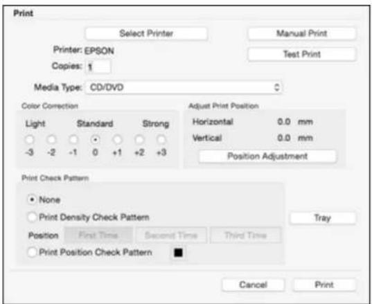 EPSON Expression Premium ET-7750 - PrintingYourCD/DVDDesign-Mac - 1