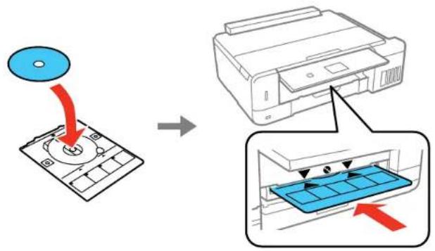 EPSON Expression Premium ET-7750 - LoadingaCD/DVD - 4