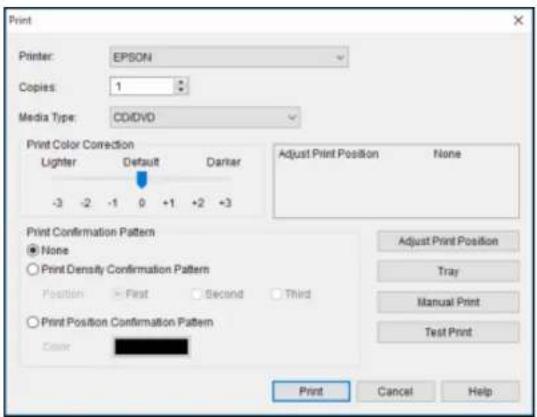 EPSON Expression Premium ET-7750 - PrintingYourCD/DVDDesign-Windows - 1