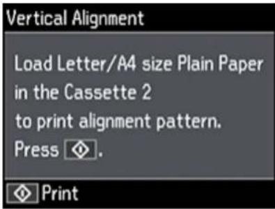 EPSON Expression Premium ET-7750 - AligningthePrintHeadUsingtheProductControlPanel - 2