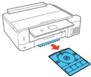 EPSON Expression Premium ET-7750 - LoadingaCD/DVD - 3
