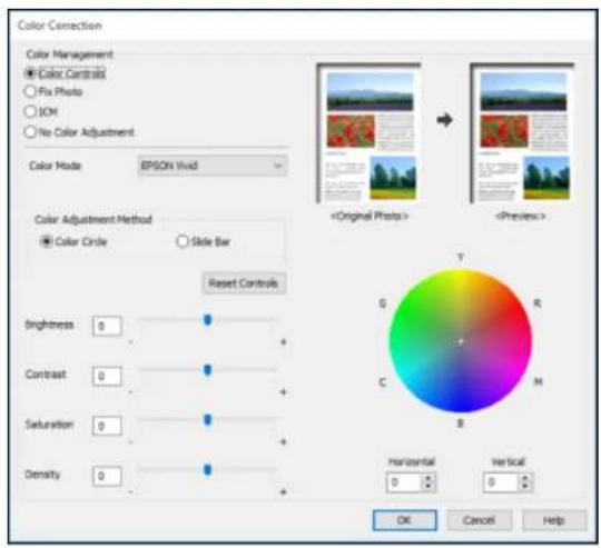 EPSON Expression Premium ET-7750 - CustomColorCorrectionOptions-Windows - 1
