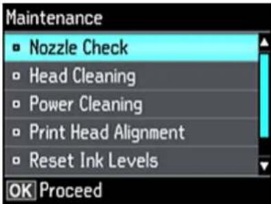 EPSON Expression Premium ET-7750 - AligningthePrintHeadUsingtheProductControlPanel - 1