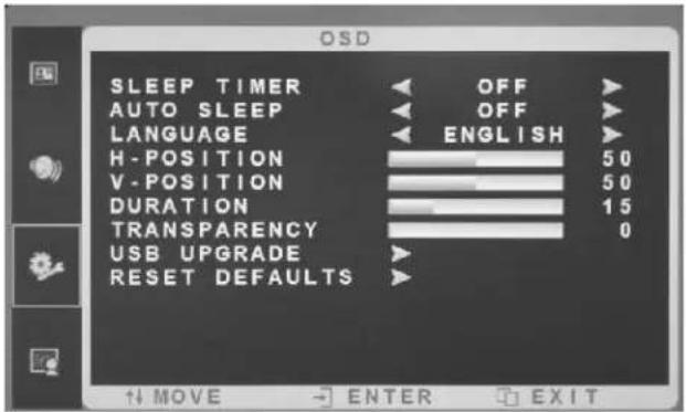 Pelco PMCL622 - OSD MENU - 1