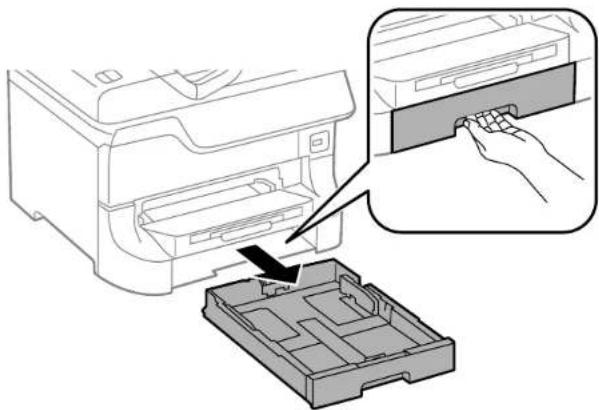 EPSON WorkForce Pro WF-8090 - LoadingPaperintheCassette - 1