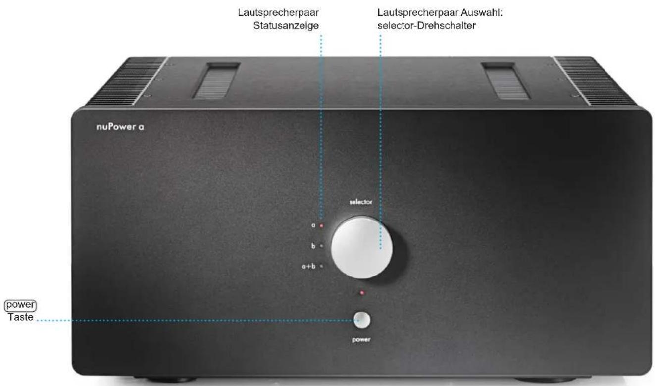 Nubert NuPower A - BEDIENELEMENTE GERÄTEFRONT - 1