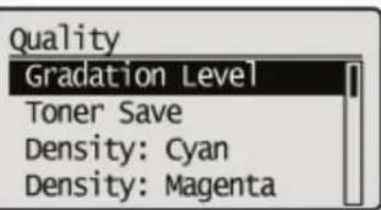 CANON imageCLASS LBP7660Cdn - Procedure for the Menu Operation - 4