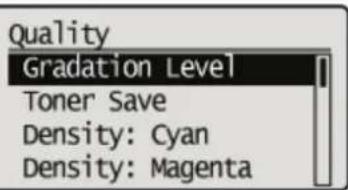 CANON imageCLASS LBP7660Cdn - Procedure for the Menu Operation - 3