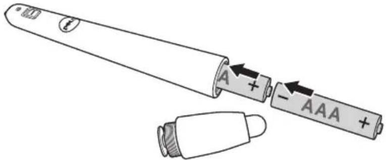 DELL S560T - Replacing the Interactive Pen Batteries - 3