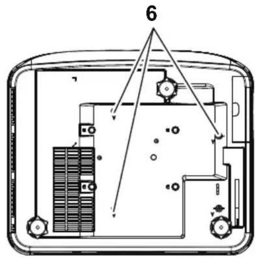 DELL S560T - Projector Top and Bottom View - 2