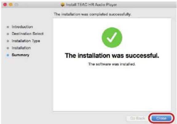 TEAC HR-S101 - Installing the software - 6