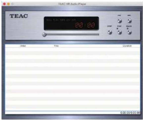 TEAC HR-S101 - Starting the software - 1