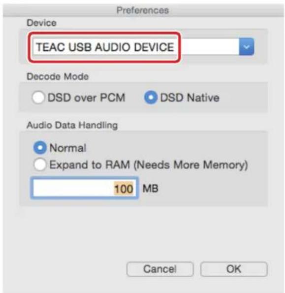 TEAC HR-S101 - Setting up the USB DAC device - 2