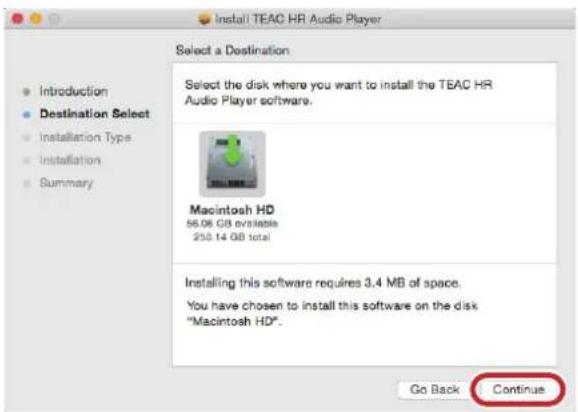 TEAC HR-S101 - Installing the software - 3