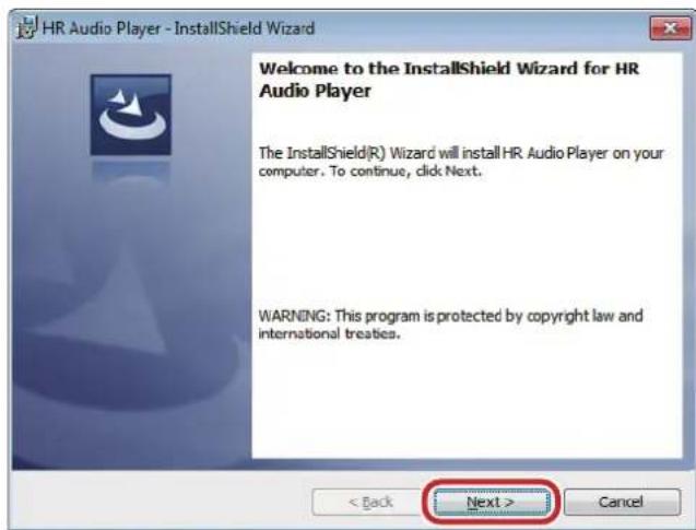 TEAC HR-S101 - Installing the software - 2