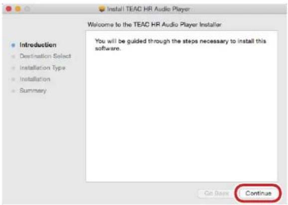 TEAC HR-S101 - Installing the software - 2