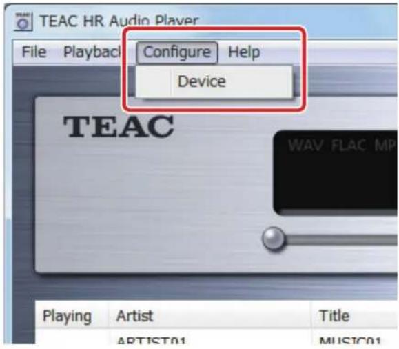 TEAC HR-S101 - Selecting the data loading method - 1