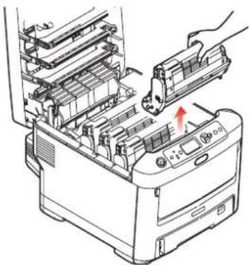 OKI C610DN - WARNING! - 2