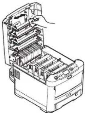 OKI C610DN - CLEANING THE LED HEAD - 1