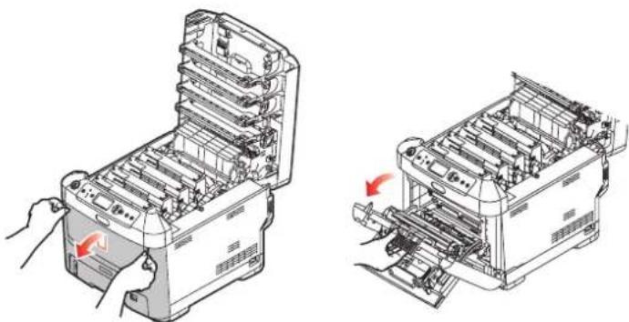 OKI C610DN - WARNING! - 1