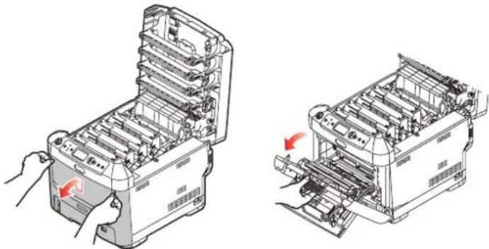 OKI C610DN - WARNING! - 1