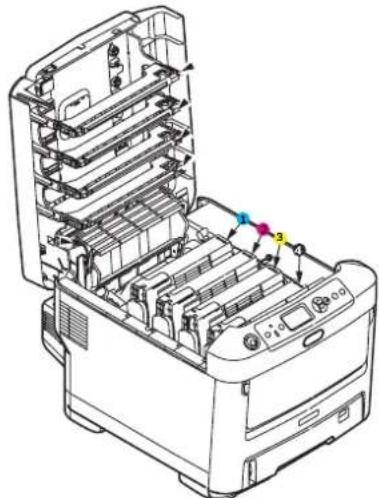 OKI C610DN - WARNING - 1