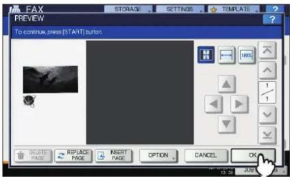 OKI MC780f+ - Press the [FAX] button on the control panel. - 5