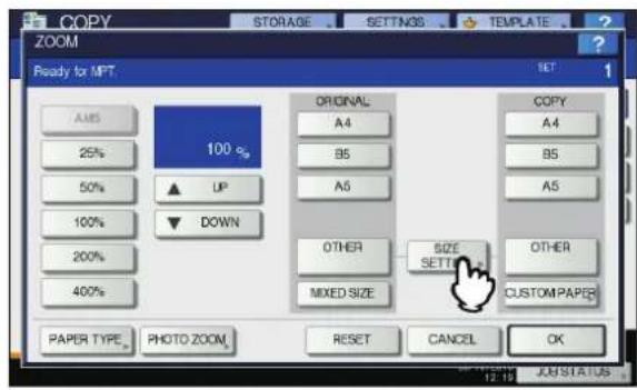 OKI MC780f+ - ■ Copying on other than the above standard sizes of paper - 1