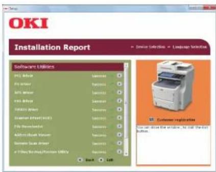 OKI MC780f+ - Select the driver you want to install and click the "Multi Installation" button to install them all at once. - 4