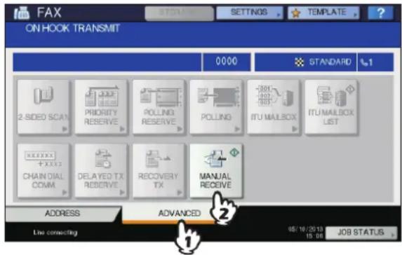 OKI MC780f+ - ■ MANUAL reception - 1