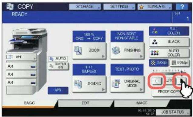 OKI MC780f+ - Adjusting manually - 1
