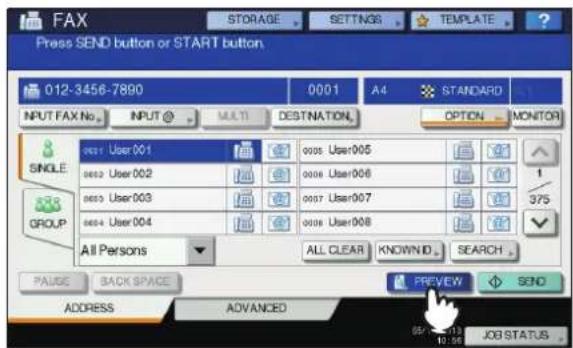 OKI MC780f+ - To display the preview screen, press [PREVIEW]. - 1