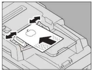 OKI MC780f+ - After aligning the originals, place them with their face up and slide the guides to rest against the edges of the originals. - 1