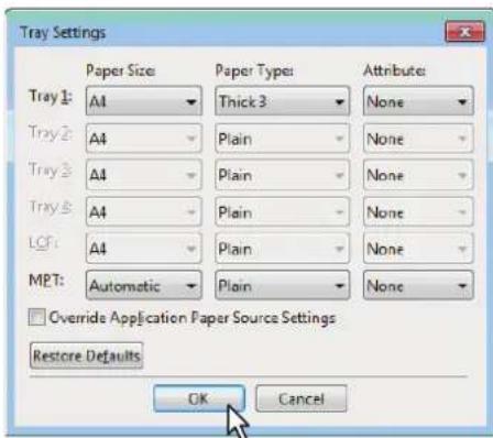OKI MC780f+ - Set the following options and click [OK]. - 1