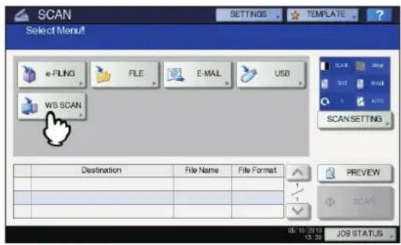 OKI MC780f+ - Scanning with Web Service Scan - 2