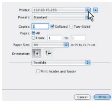 OKI MC780f+ - Printing from Macintosh applications - 2