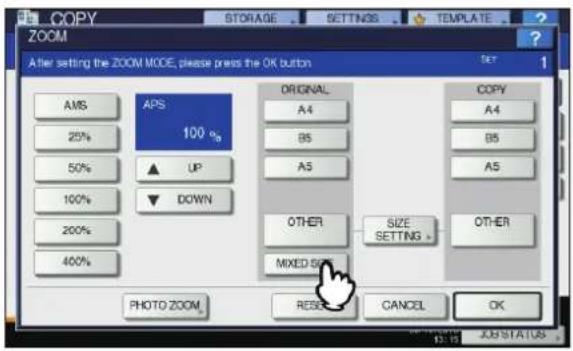 OKI MC780f+ - Copying mixed-size originals in one operation - 3