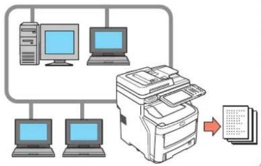 OKI MC780f+ - Use the machine as a network printer - 1